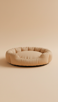 Cama mullida para mascotas arena cálida